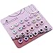 4.5mm Color Crystal Magnetic Stud Earrings for Kids Girl Women