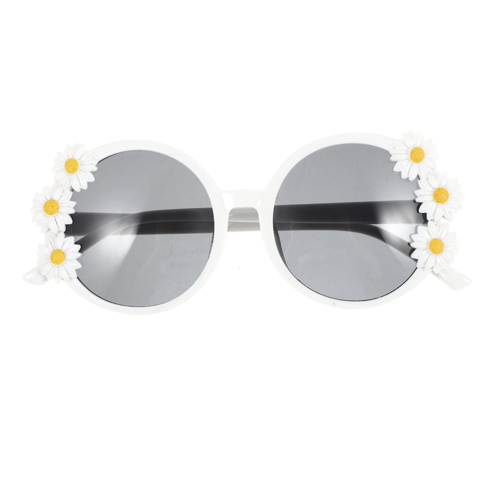 Amosfun Novelty party sunglasses creative funny glasses hawaiian tropical sunglasses daisy flowers decoration sunglasses