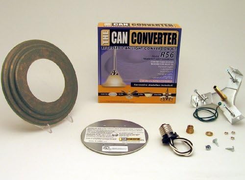 Can Converter R56-RMB-ORB 5 in. &amp; 6 in. Recessed Can Light Converter Kit with Oil Rubbed Bronze Medallion by Can Converter