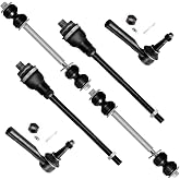 SCITOO 6pcs Front Suspension Kit for Chevrolet Silverado 1500 1999-2007 | for Chevy Silverado 1500 1999-2007 Replacement,Inner/Outer Tie Rod End Sway Bar Links
