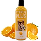 Bark2Basics Citrus Plus Degreasing Dog Shampoo, d-Limonene, 16 oz, 16:1 | 16:1 Concentrate, Natural d-Limonene Cuts Grease and Dirt, Complements Flea and Tick Regimen, Citrus Pet Wash, Groomer Grade