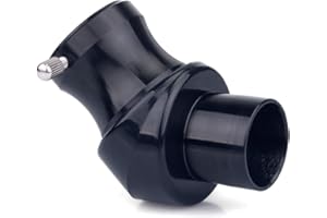 SVBONY Diagonal Adapter Zenith Diagonal Mirror Prism 1.25inch 45 Degree Erecting Prism Optical Prism Inside for Astronomical Telescope Eyepiece