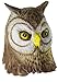 Forum Novelties Deluxe Unisex Latex Owl Mask, Multi Colored, One Size