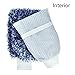 AVA Prime 2 Pack Premium Cyclone Microfiber Wash Mitts, Large of 11''x8'',Totally Scratch & LINE-Free,Holds Tons of Suds for Effective Washing