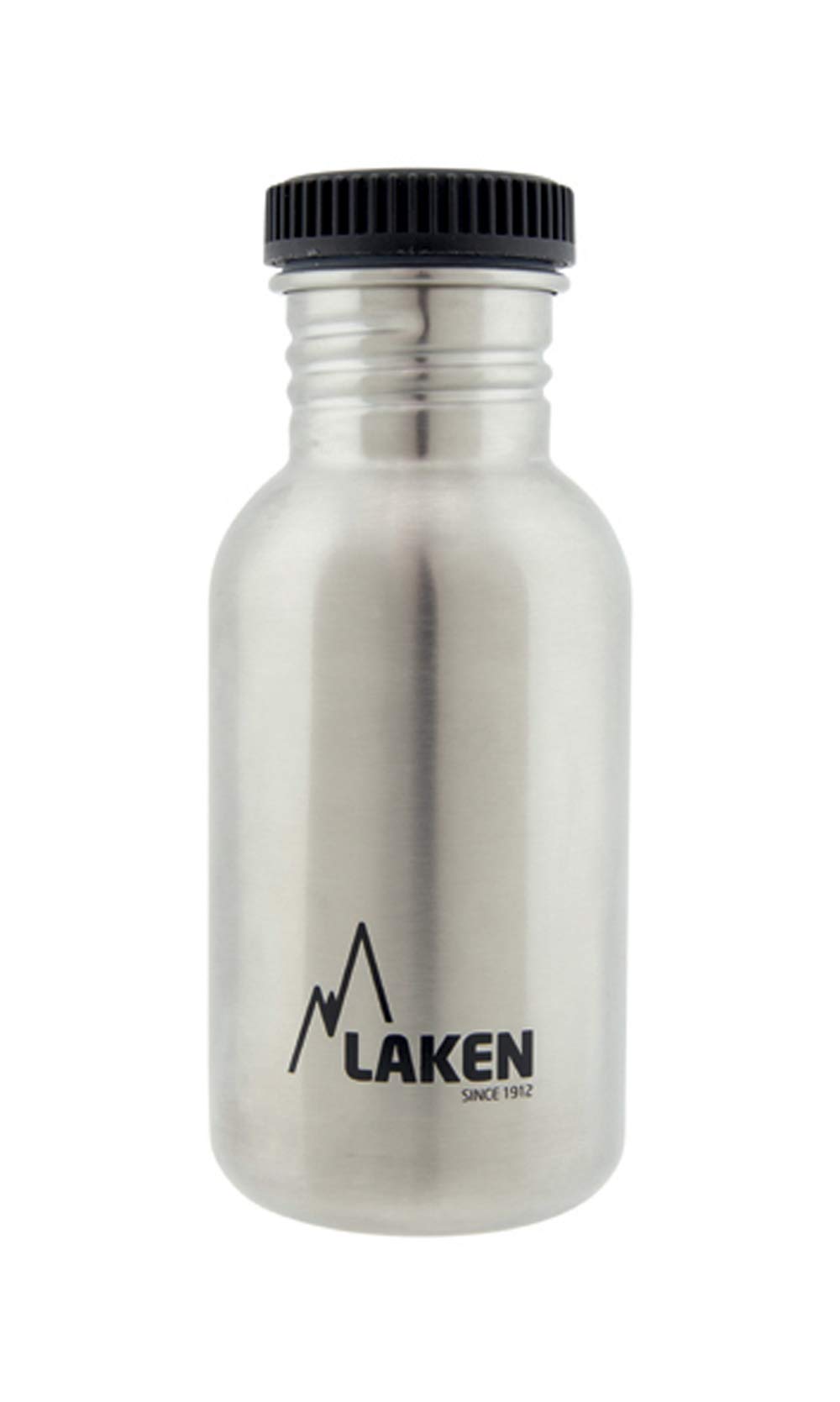 LAKEN Bot. ac. inox Basic 500ml - Black plastic screw cap — image 1