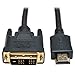 Tripp Lite HDMI to DVI Cable, Digital Monitor Adapter Cable (HDMI to DVI-D M/M) 12-ft.(P566-012),Black