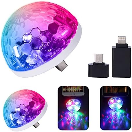 Cootrue Mini USB Stage Portable Home Party Light for Laptop Computer Car Android/IOS Mobile Phone Christmas New Year Decorations