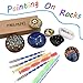 Meuxan 16 Piece Dotting Tools for Rock Painting, Polymer Clay & Pottery Craft, Canvas Paper Flower Embossing Art