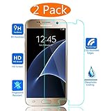 KingAcc 9H Hardness Tempered Glass Screen Protector for Samsung Galaxy S7 (Pack of 2)