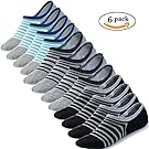 Toes Home Women 6 Pairs No Show Socks Cotton Sport Socks Low Cut Liner Non Slip Socks
