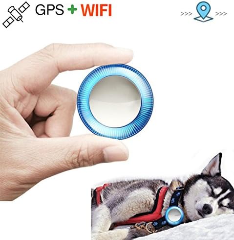 WSK Mini GPS Tracker, Portable GPS Tracker Pets Dog Cat Vehicles Kids Elderly Mini GPS Outdoor Navigation SOS Waterproof GPS Tracking