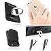 Kickstand, Universal Stand, Bunker Ring Holder for Smart Phone - Apple iPhone, ipad, Samsung Galaxy, Note, LG, All Smart Devices (Black)