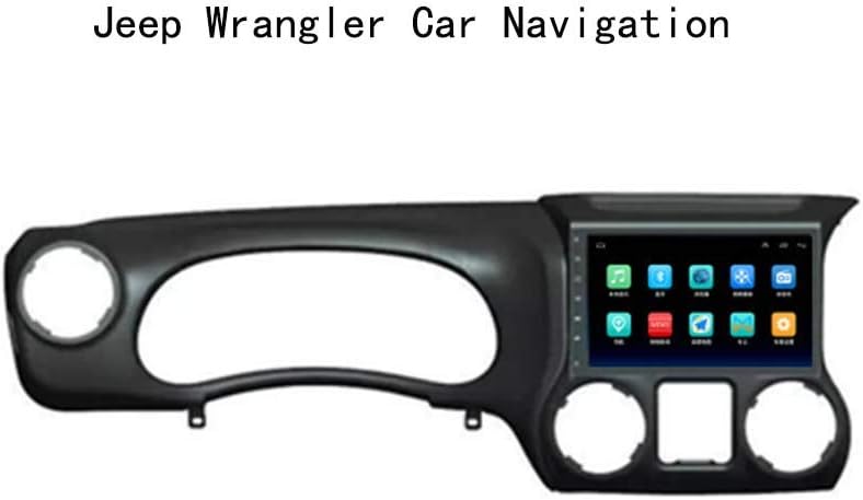 CSJD Car Navigation, Jeep Wrangler 10.2Inch Car Video Player Android 8.1 Car Audio Wireless GPS Navigator