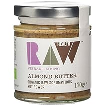 Raw Health Organic Whole Almond Butter 170g (Pack of 2)