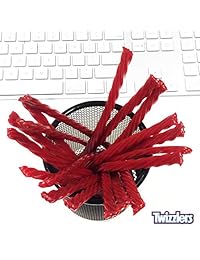 TWIZZLERS Licorice Candy, Black Licorice, 7 oz (Pack de 12)