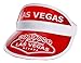 Red Las Vegas Poker Dealer Bingo Plastic Clear Visor Hat Fear & Loathing
