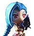 Inutile LOL League of Legends Jinx the Loose Cannon Action Figure PVC Model Gift Toy