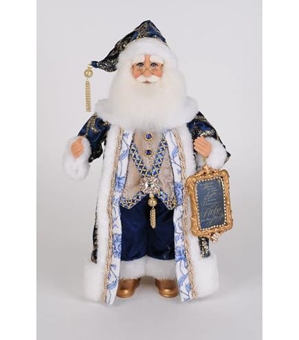 Amazon.com: Karen Didion Originals Train Santa Figurine, 17 Inches