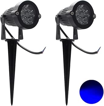 2 Packs, 5W LED Impermeable IP65, Luz de Paisaje al Aire Libre AC 85
