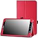 MoKo Samsung Galaxy Tab 4 8.0 Case - Slim Folding Cover Case for Samsung Galaxy Tab 4 8.0 Inch Tablet, RED (With Smart Cover Auto Wake / Sleep. WILL NOT Fit Samsung Galaxy Tab 3 8.0)