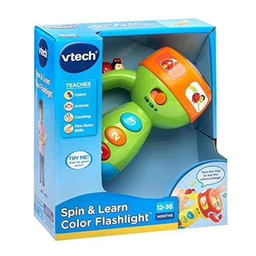 VTech Spin & Learn Color Flashlight Amazon Exclusive, Lime Green - Image 7
