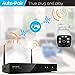 [6 LEDs & Wider FOV] xmartO Auto-Pair Wireless Security Camera System Outdoor, 4 Channel 1080p FHD NVR, 4pcs 720p HD WiFi Cameras with Audio Compatible, 100ft IR Night Vision, Dream Liner WiFi Relay
