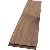 The Hardwood Edge Walnut Hardwood Planks - Walnut Wood for Unfinished Wood Crafts - 1/4&rsquo;&rsquo; (6mm) 100% Pure Hardwood - Laser Engraving Blanks - Solid Hardwood Planks for Crafts (1/4&Prime; x 4 1/2&Prime; x 18&Prime;, 2)