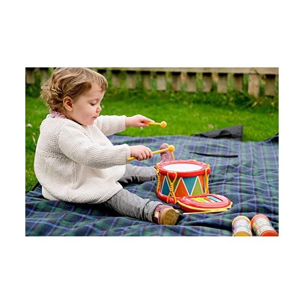 Halilit Children's 14cm Drum. Light & Robust Kids Toy Musical Instrument. Promotes Hand-Eye Coordination & Motor Skills…