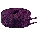 MOCATH 2 Pairs Flat Shoe laces Colorful Shoelaces