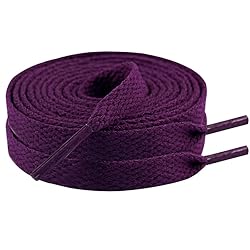 MOCATH 2 Pairs Flat Shoe laces Colorful Shoelaces