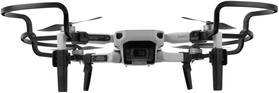 Hensych Propellerschutz Für Mavic Mini/Drohne - Faltbarer Schutzring Mit Fahrwerk In Grau/Schwarz