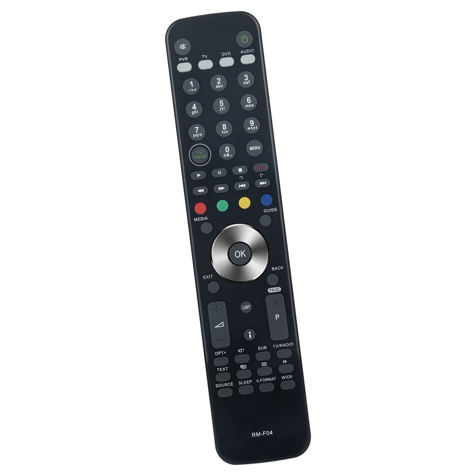 ALLIMITY RM-F04 Replace Remote Control fit for Humax Freeview Box TN 5000 HD, TN 5050, TN 5050 HD, TN 5050 HD PVR/SAT, HD FOX T2, HDR FOX T2