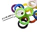 eBoot 24 Pack Key Identifier Rings Plastic Key Cap Sleeve Rings 8 Colors