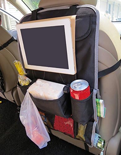 Car Seat Organizer/Auto Seat Back Organizer/Multi-Pocket Travel Storage Bag/Insulated Car Seat Back Drinks Holder Cooler / Storage Organizer Pocket for ipad
