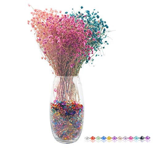 Meching Acrylic Diamonds Crystals 11OZ(1100 PCS) Rainbow Mix Treasure Gems for Table Scatters, Vase Fillers, Event, Wedding, Birthday Decoration Favor, Arts & Crafts - Thumbnail 4