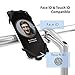 BONE】 Bike Tie 2, Universal Bike Phone Mount for Handlebar, Bicycle Scooter Moped Handlebar Stroller Cell Phone Holder for iPhone 13 12 11 Pro Max Mini XS XR 8 7 6 Plus (Black)