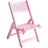 YS0911 Folding Cellphone Stand CuteChair Foldable Desktop Phone Holder Dock Holder for Tablet Cellphone Desktop Phone Stand Holder for Officer Desk, Pink