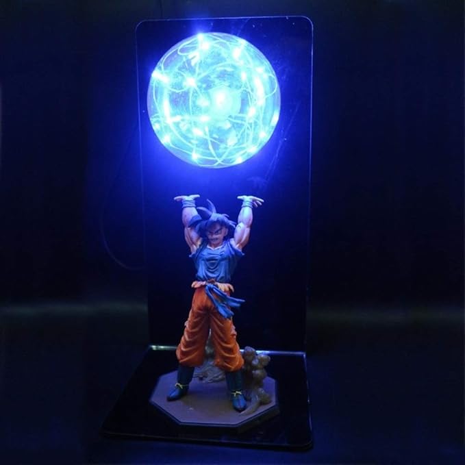 Luz Led Dragon Ball Z Light Goku Bomba De Potencia Lámpara De Mesa