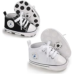KKIIDDSS Unisex Baby Girls Boys Canvas High-top