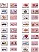 Baby Infant 32pcs Flash Card Jigsaw cognition puzzle Shape Matching Puzzle Cognitive Learning Early Education Card Learning Toys in a Box - traffic Vehicle Many Cars
