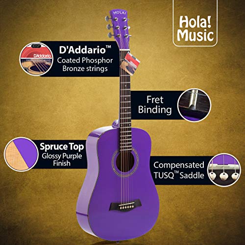 Soft Acoustic Guitar Case Hola - Series By Hola Guitar Strap And Picks Model Hg 36pp Padded Gig Bag Music With Daddario Exp16 Steel Strings Acoustic Guitar Bundle Junior Glossy Purple 3 4 Size 36 Inch Travel Carbonbrushtechnology Co Za