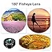 Phone Lens, 4 in 1 Cell Phone Camera Lens Kits with 10X Telescope Lens+Fisheye Lens+Wide-angle Lens+Macro Lens Compatible Phone and Tablets