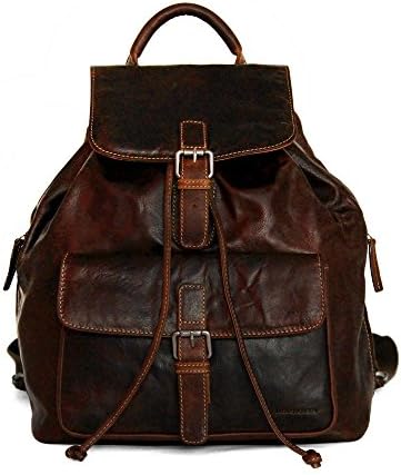 Jack George Drawstring Backpack Voyager Collection Brown