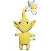 Vadkind Pikmin Plush, 11.8inch Yellow Pikmin Plushies Toy for Game Fans Gift, Cute Stuffed Animal Doll for Kids Boys and Girls
