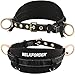 WELKFORDER Tongue Buckle Body Belt with Waist Pad and 2 Side D-Rings Personal Protective Equipment Safety Harness | Waist Fitting Size 32'' to 46'' for Work Positioning, Restraint
