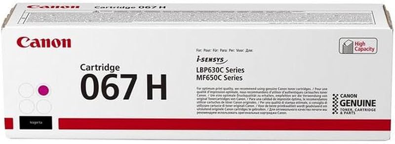 Canon 067H Toner Cartridge Original Magenta High Yield