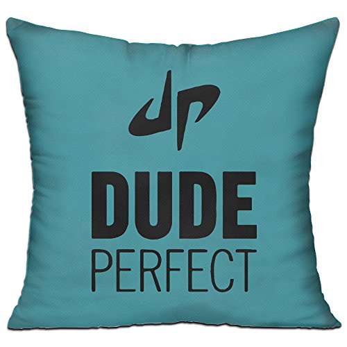 YesTown Dude Perfect DP Logo Throw Pillow Soft Velvet Core Included,18 