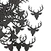 Hemarty Black Deer Cut Out, Deer Theme Decorations, Autumn Theme, Rustic Theme, Fall Decorations, Animal Party Supplies