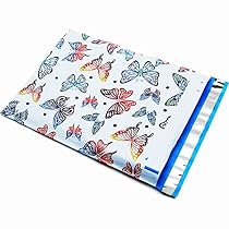 10x13 (100) Butterfly Designer Poly Mailers Shipping Envelopes Boutique Custom Bags By ValueMailers