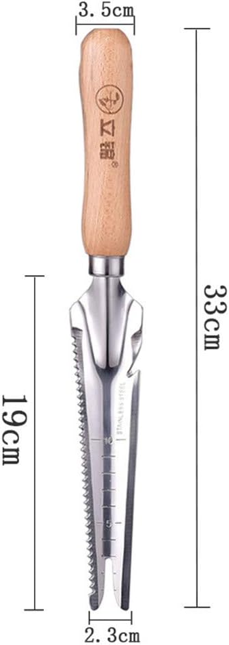 Weed Remover Tool Wooden Handle Manual Weeder Tool Weed Puller Garden Weeder for Garden Digging Transplanting Weeding Grass - Image 3